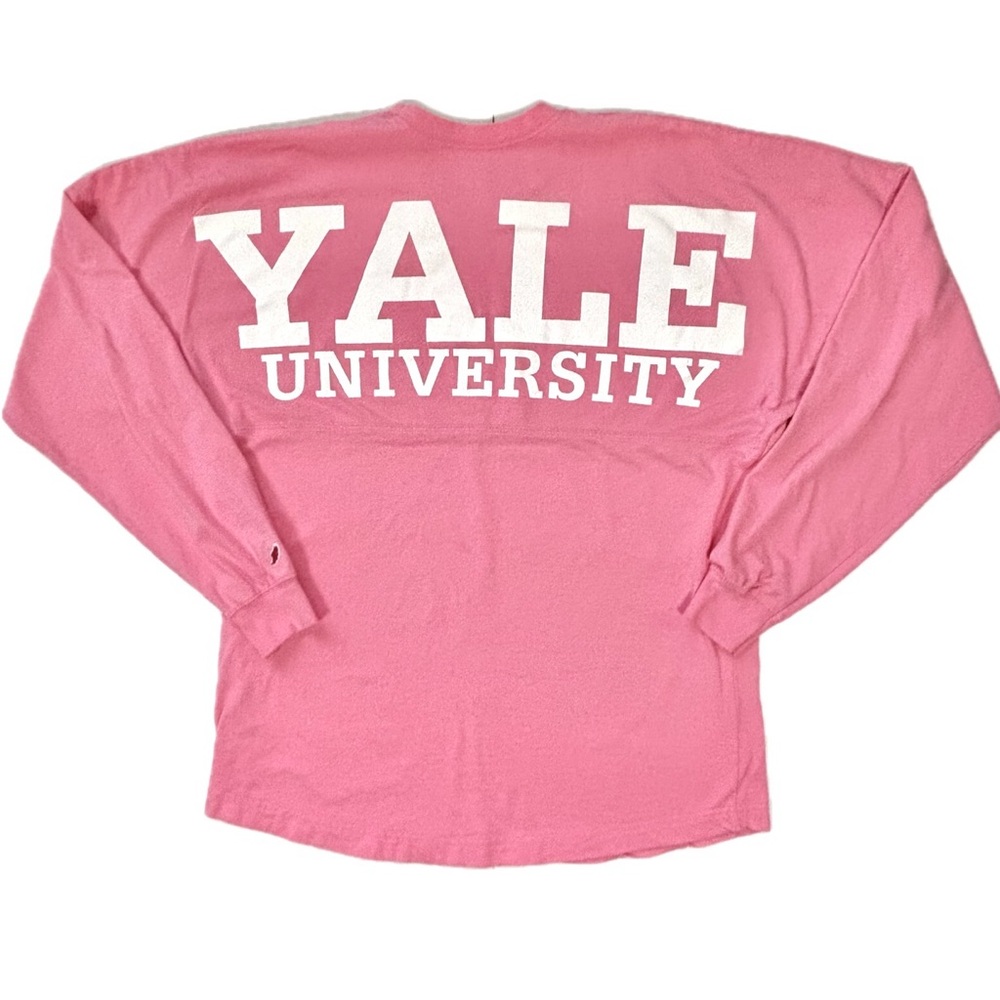 Spirit Wear YALE University‎ League Collegiate Outfitters Pink Long Sleeve SM